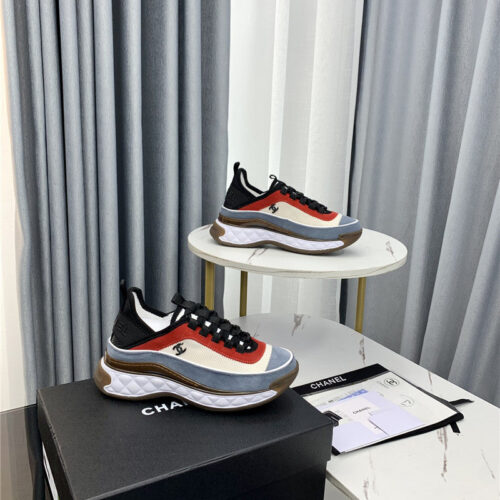 High Quality Luxury Chanel New Color Matching Casual Sneakers – Style 92454 product detail