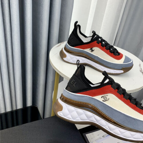 High Quality Luxury Chanel New Color Matching Casual Sneakers – Style 92454 product detail