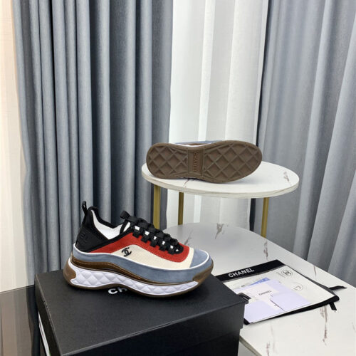 High Quality Luxury Chanel New Color Matching Casual Sneakers – Style 92454 product detail