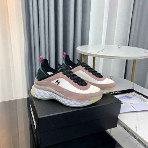 High Quality Luxury Chanel New Color Matching Casual Sneakers – Style 87366