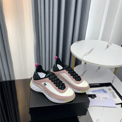 High Quality Luxury Chanel New Color Matching Casual Sneakers – Style 87366 product detail