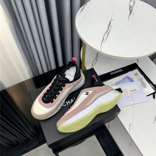 High Quality Luxury Chanel New Color Matching Casual Sneakers – Style 87366 product detail