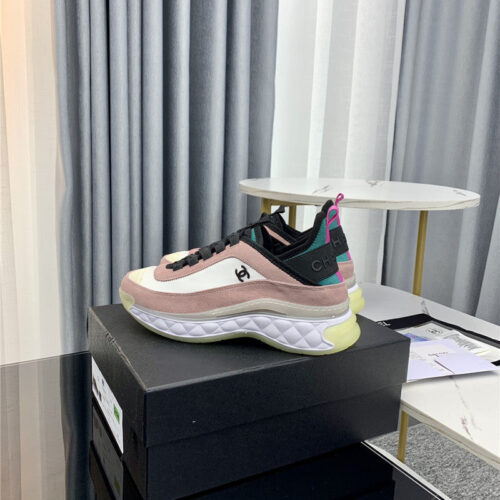 High Quality Luxury Chanel New Color Matching Casual Sneakers – Style 87366 product detail