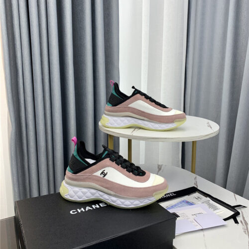 High Quality Luxury Chanel New Color Matching Casual Sneakers – Style 87366 product detail