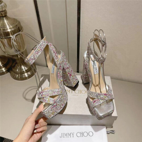 High Quality Luxury Jimmy Choo Fashion Heel Sandals product detail