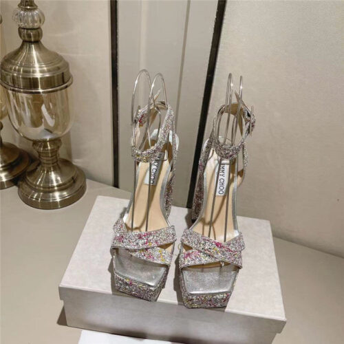 High Quality Luxury Jimmy Choo Fashion Heel Sandals product detail