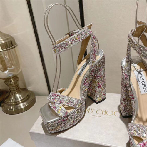 High Quality Luxury Jimmy Choo Fashion Heel Sandals product detail