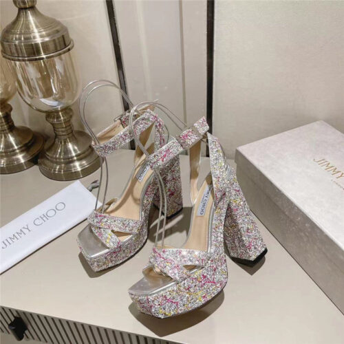 High Quality Luxury Jimmy Choo Fashion Heel Sandals product detail