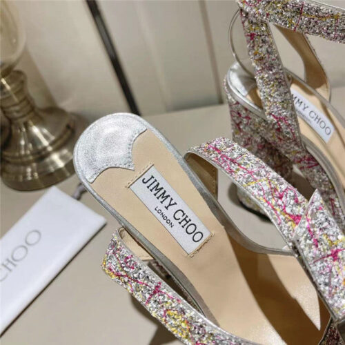 High Quality Luxury Jimmy Choo Fashion Heel Sandals product detail