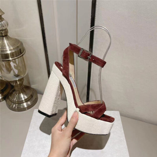 High Quality Luxury Jimmy Choo Fashion Heel Sandals – Style 54711 alternate view