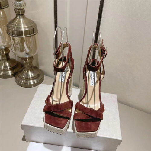 High Quality Luxury Jimmy Choo Fashion Heel Sandals – Style 54711 product detail