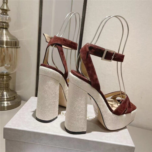 High Quality Luxury Jimmy Choo Fashion Heel Sandals – Style 54711 product detail