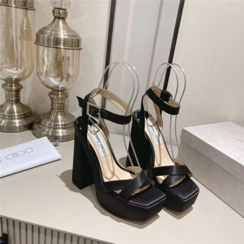 High Quality Luxury Jimmy Choo Fashion Heel Sandals – Style 08375