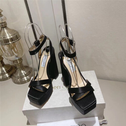 High Quality Luxury Jimmy Choo Fashion Heel Sandals – Style 08375 product detail