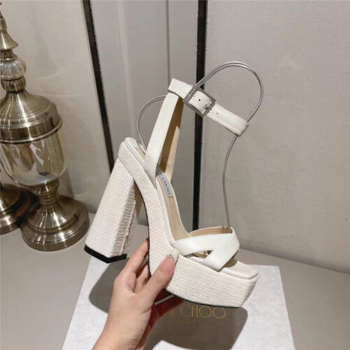 High Quality Luxury Jimmy Choo Fashion Heel Sandals – Style 63735 alternate view