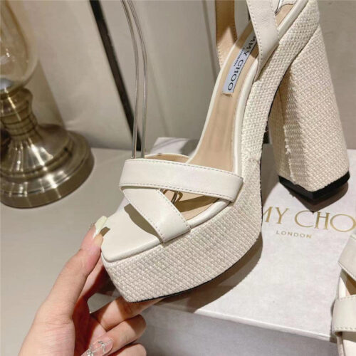 High Quality Luxury Jimmy Choo Fashion Heel Sandals – Style 63735 product detail