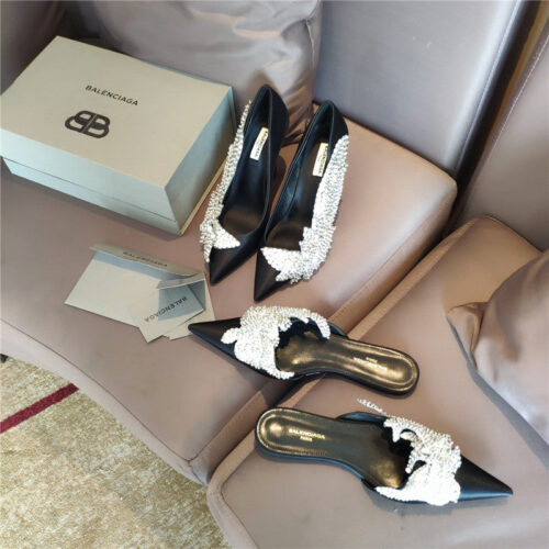 High Quality Luxury Balenciaga Pointed Toe Sandals – Style 85091 alternate view