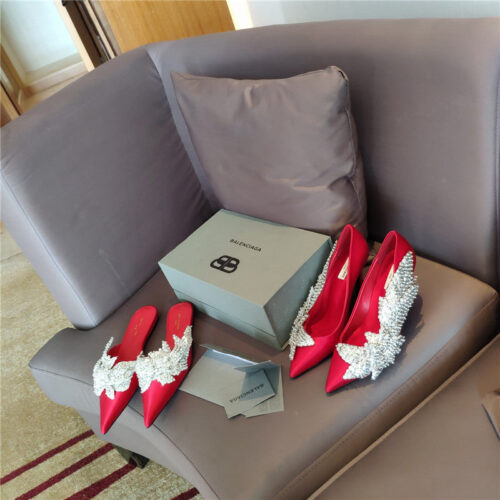 High Quality Luxury Balenciaga Pointed Toe Sandals alternate view