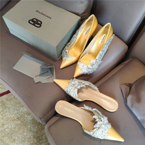 High Quality Luxury Balenciaga Pointed Toe Sandals – Style 09379 product detail