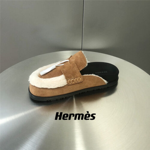 High Quality Luxury Hermes Fur Birkenstocks product detail
