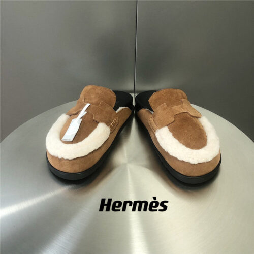 High Quality Luxury Hermes Fur Birkenstocks product detail