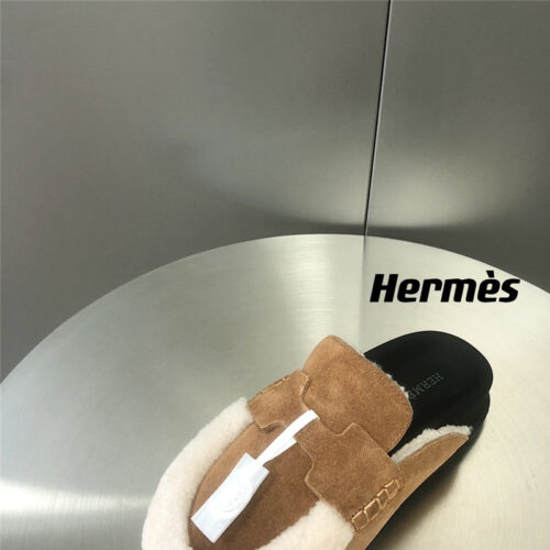 High Quality Luxury Hermes Fur Birkenstocks product detail