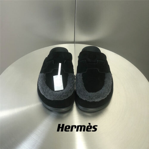 High Quality Luxury Hermes Fur Birkenstocks – Style 32035 product detail