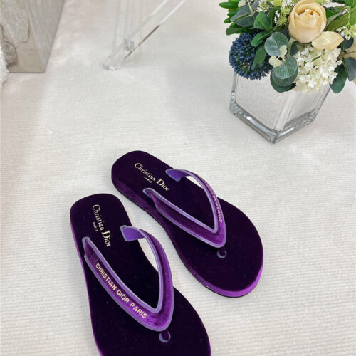 High Quality Luxury Dior New Flip Flops – Style 61830
