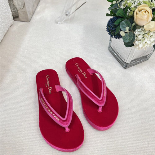 High Quality Luxury Dior New Flip Flops