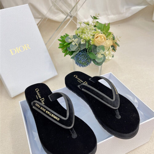 High Quality Luxury Dior New Flip Flops – Style 57286