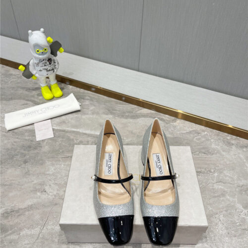 High Quality Luxury Jimmy Choo Classic Square Toe Ballerinas – Style 33047 product detail