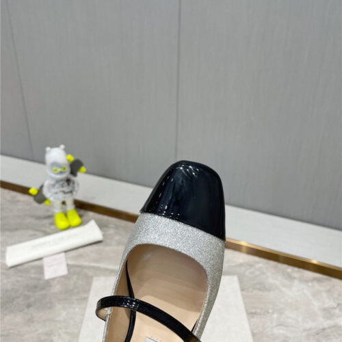 High Quality Luxury Jimmy Choo Classic Square Toe Ballerinas – Style 33047 product detail