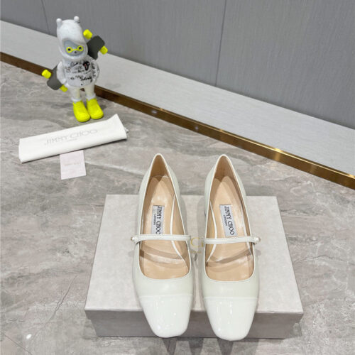 High Quality Luxury Jimmy Choo Classic Square Toe Ballerinas product detail