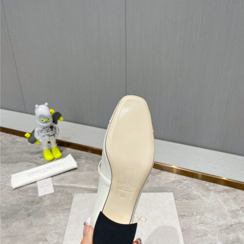 High Quality Luxury Jimmy Choo Classic Square Toe Ballerinas product detail
