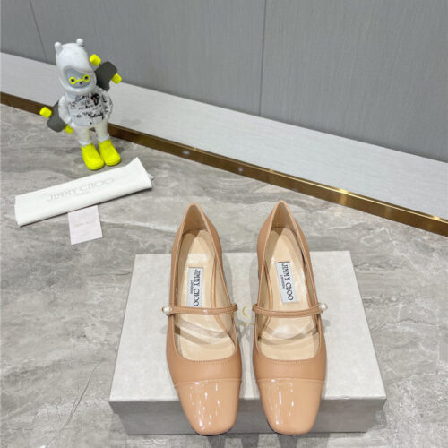 High Quality Luxury Jimmy Choo Classic Square Toe Ballerinas – Style 29655 product detail