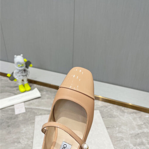 High Quality Luxury Jimmy Choo Classic Square Toe Ballerinas – Style 29655 product detail