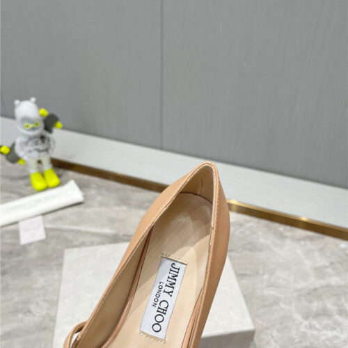 High Quality Luxury Jimmy Choo Classic Square Toe Ballerinas – Style 29655 product detail