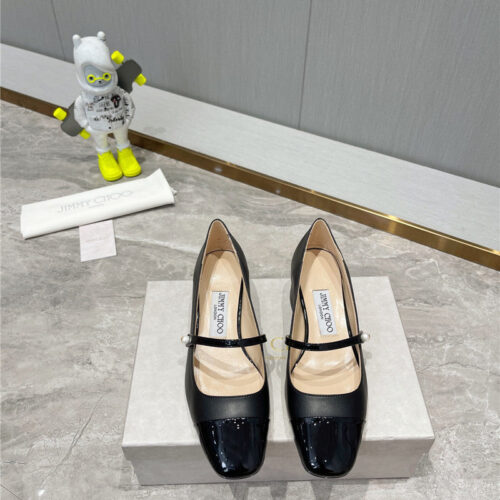 High Quality Luxury Jimmy Choo Classic Square Toe Ballerinas – Style 53943 product detail