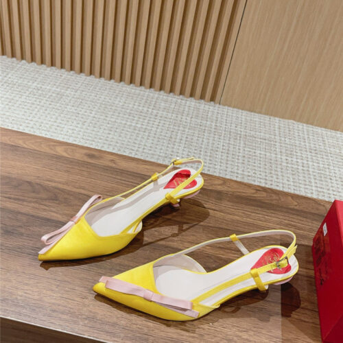 High Quality Luxury Roger Vivier Latest Bow Sandals – Style 80084