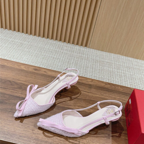 High Quality Luxury Roger Vivier Latest Bow Sandals