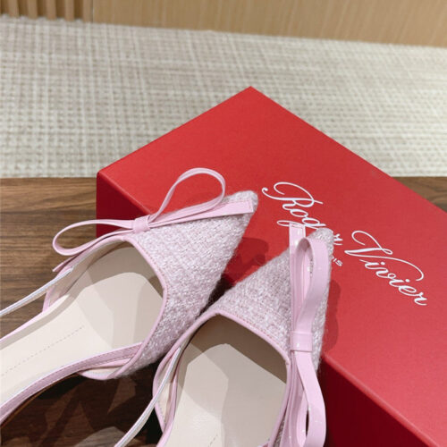 High Quality Luxury Roger Vivier Latest Bow Sandals product detail