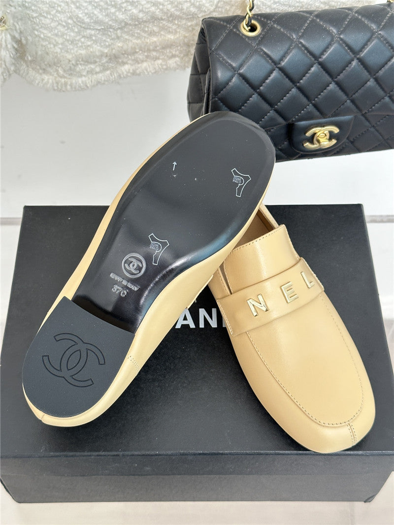High Quality Luxury Chanel Double C Letter Buckle Square Head Chunky Loafers product detail