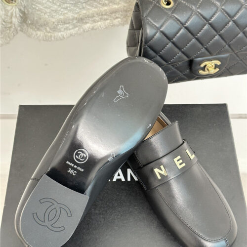 High Quality Luxury Chanel Double C Letter Buckle Square Head Chunky Loafers – Style 48006 product detail