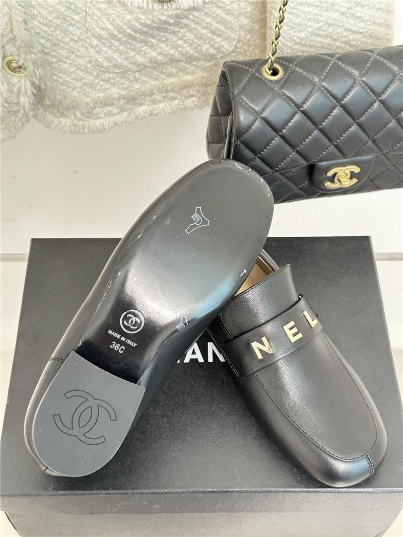 High Quality Luxury Chanel Double C Letter Buckle Square Head Chunky Loafers – Style 48006 product detail