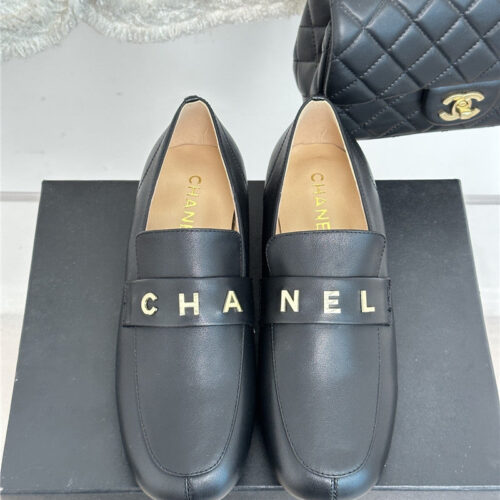 High Quality Luxury Chanel Double C Letter Buckle Square Head Chunky Loafers – Style 48006 product detail