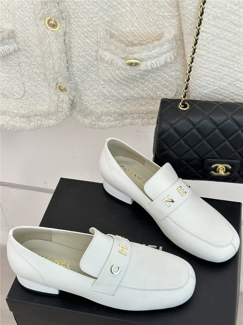 High Quality Luxury Chanel Double C Letter Buckle Square Head Chunky Loafers – Style 13542 product detail