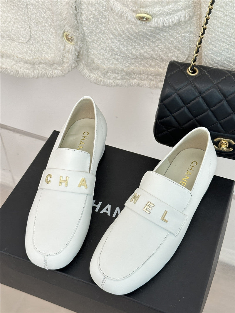 High Quality Luxury Chanel Double C Letter Buckle Square Head Chunky Loafers – Style 13542 product detail