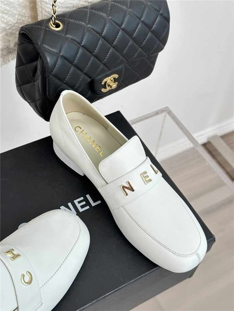 High Quality Luxury Chanel Double C Letter Buckle Square Head Chunky Loafers – Style 13542 product detail