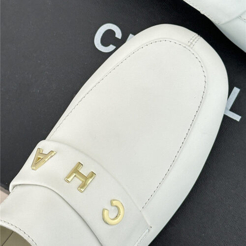 High Quality Luxury Chanel Double C Letter Buckle Square Head Chunky Loafers – Style 13542 product detail