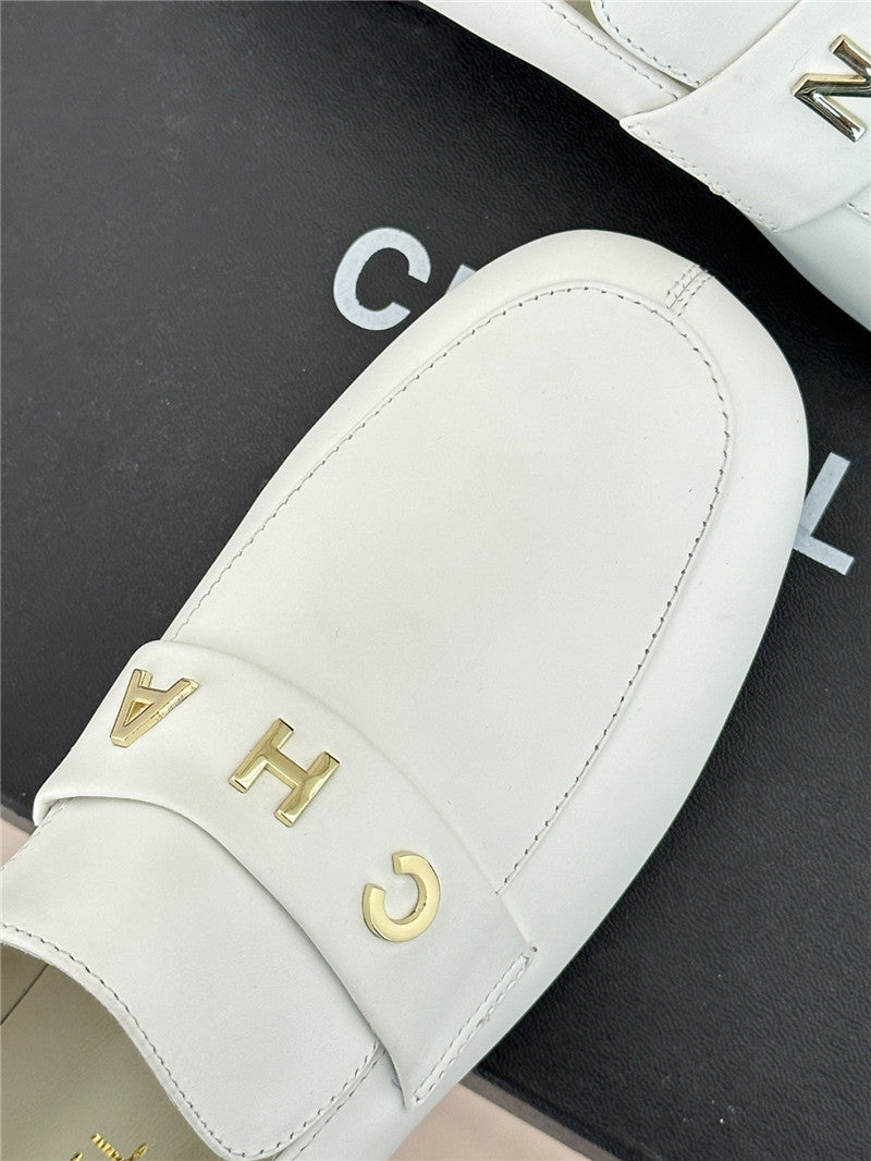 High Quality Luxury Chanel Double C Letter Buckle Square Head Chunky Loafers – Style 13542 product detail